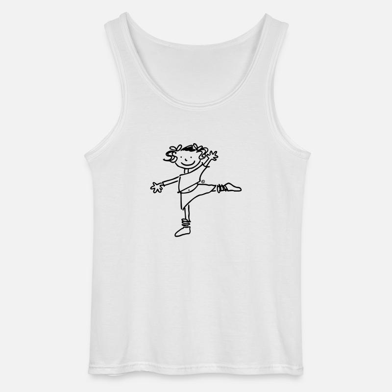 Einfach Arabesqua - Gildan Männer Tank Top - Weiß