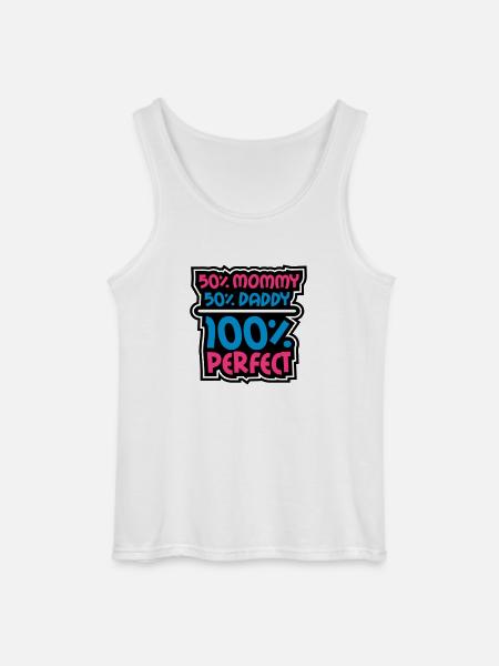 100 Procent Perfect - Débardeur Gildan Homme - blanc