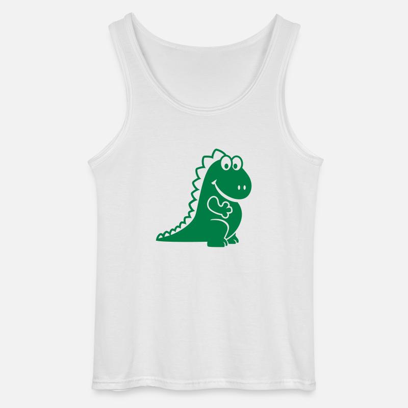 Drache - Gildan Männer Tank Top - Weiß