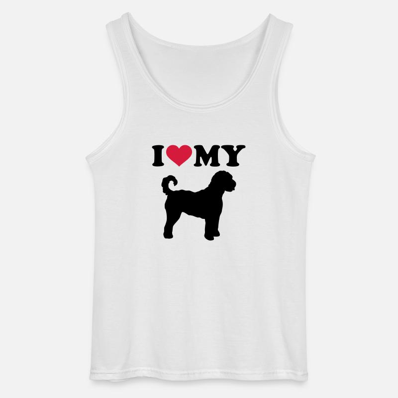 Labradoodle - Gildan Männer Tank Top - Weiß