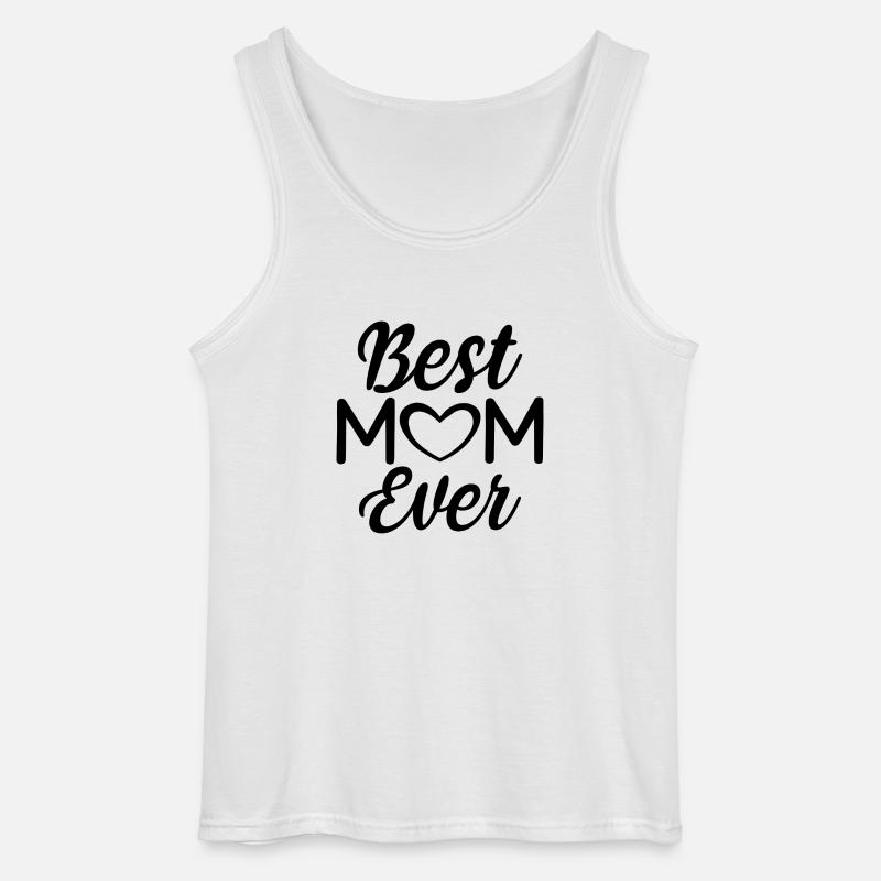 Beste Mutti - Gildan Männer Tank Top - Weiß