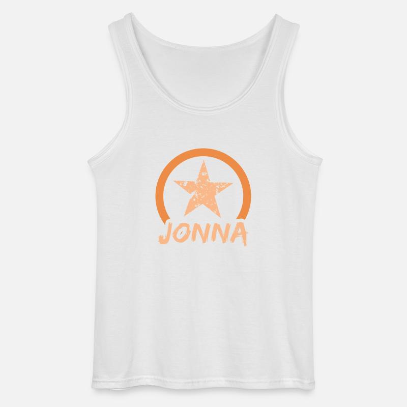 Jonna as a given name - Gildan Men’s Tank Top - white