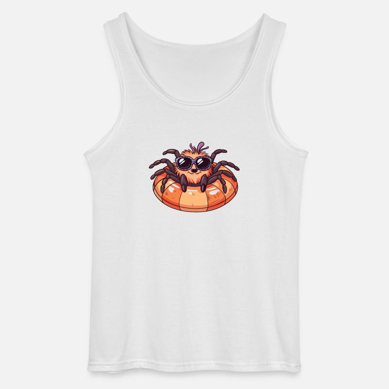 Tarantula Comic Cool - Gildan Männer Tank Top - Weiß
