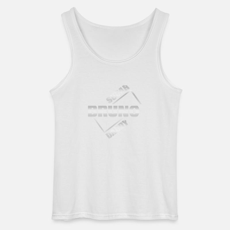 Bruno als Sugardaddy - Gildan Männer Tank Top - Weiß