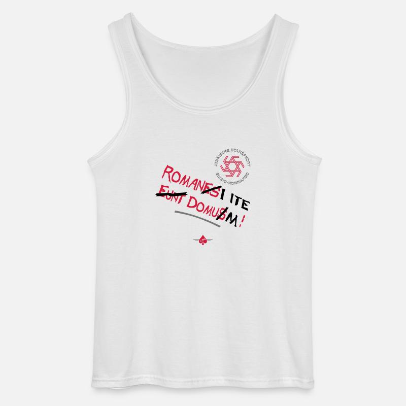 Volksfront (3col) - Gildan Männer Tank Top - Weiß