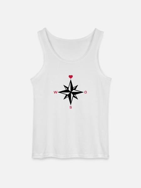 north_heart_072011_c_2c - Gildan Men’s Tank Top - white