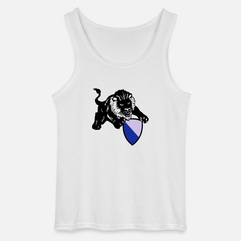zürich löwe - Gildan Männer Tank Top - Weiß