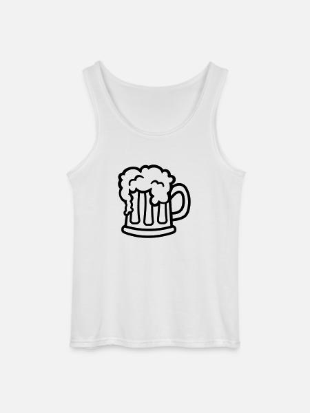 Bière - Débardeur Gildan Homme - blanc