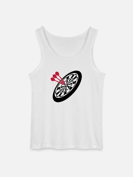 Dart Sport - Gildan Men’s Tank Top - white