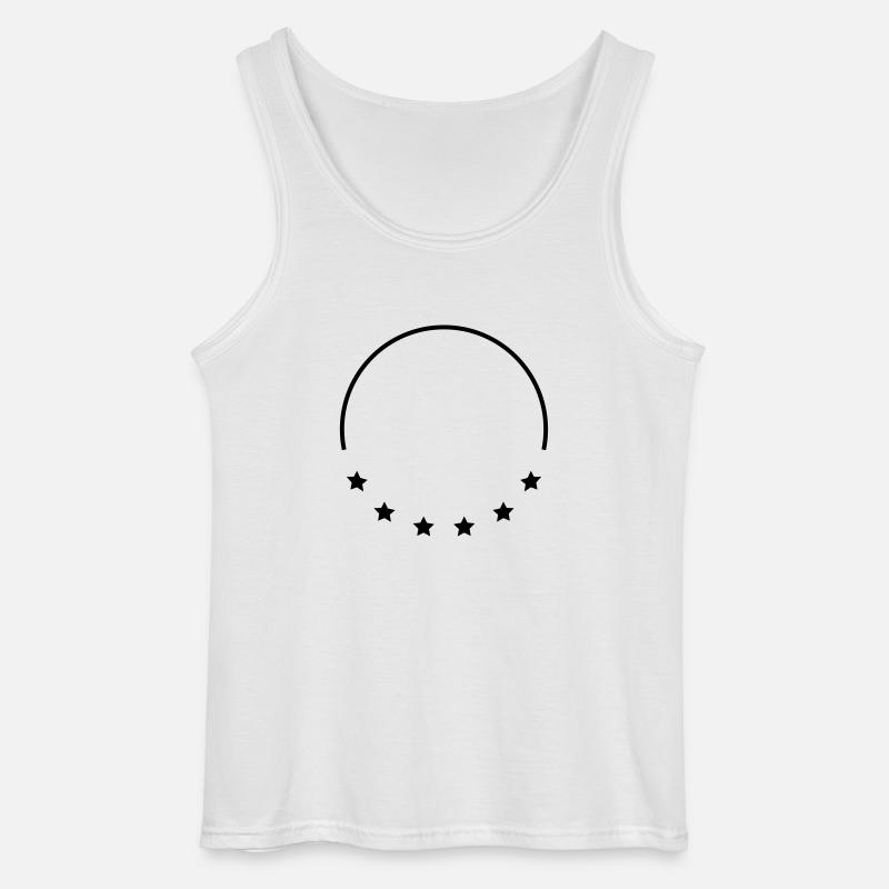 Stars Frame Design - Gildan Männer Tank Top - Weiß