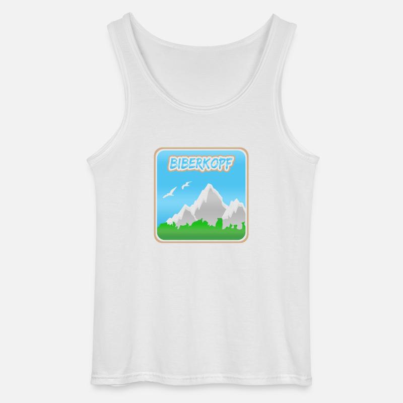Bergsteigen Biberkopf - Gildan Männer Tank Top - Weiß