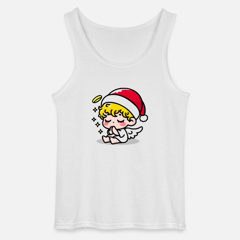 Weihnachtsengel - Gildan Männer Tank Top - Weiß