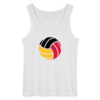 Volleyball - Gildan Männer Tank Top - Weiß - Vorne - AI Model Male 185 dark (185cm)