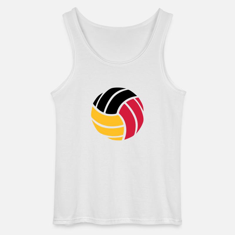 Volleyball - Gildan Männer Tank Top - Weiß
