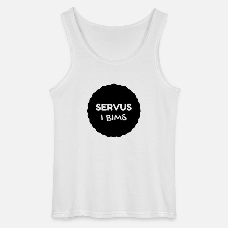 SERVUS - Gildan Männer Tank Top - Weiß