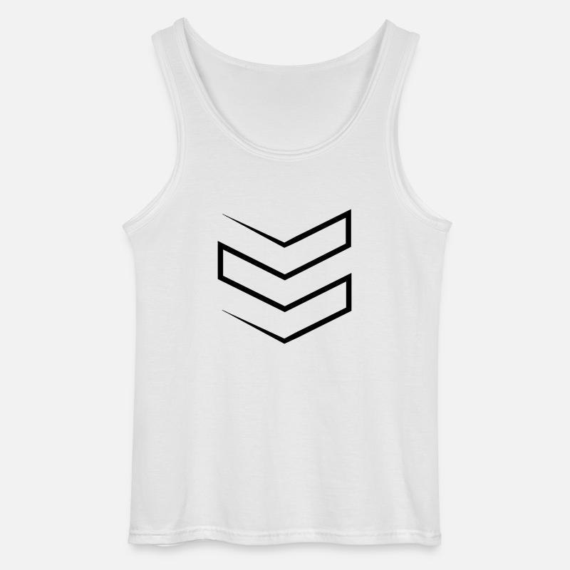 MARINE - Gildan Männer Tank Top - Weiß