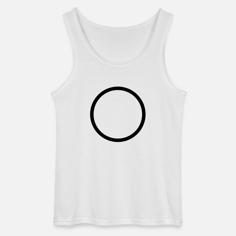 kreis2 - Gildan Männer Tank Top - Weiß