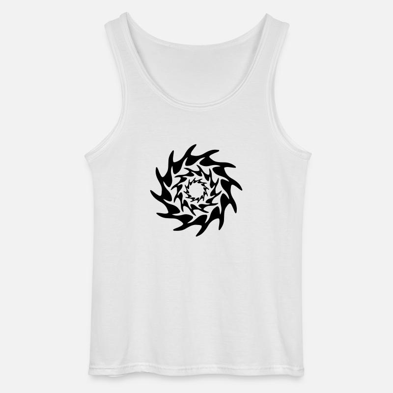 magical_forrest_three - Gildan Männer Tank Top - Weiß