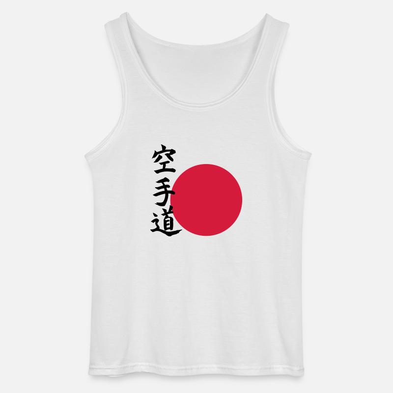 Karate do - Orient - Gildan Männer Tank Top - Weiß