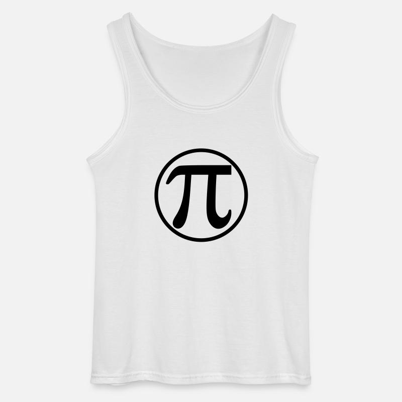 Pi - Gildan Männer Tank Top - Weiß