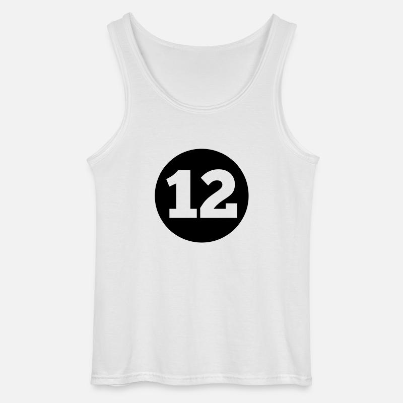 12c - Gildan Männer Tank Top - Weiß