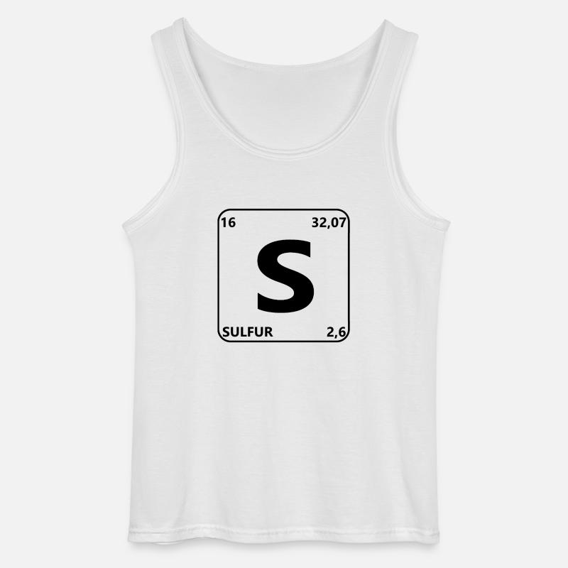 Schwefel - Gildan Männer Tank Top - Weiß