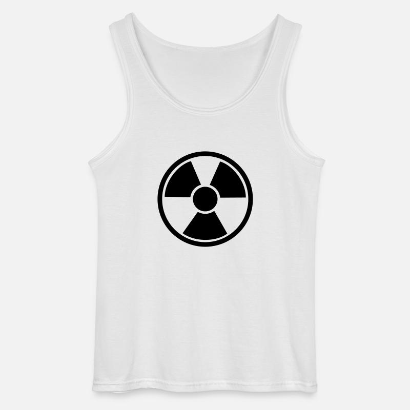 Atom kern energie nuclear - Gildan Männer Tank Top - Weiß