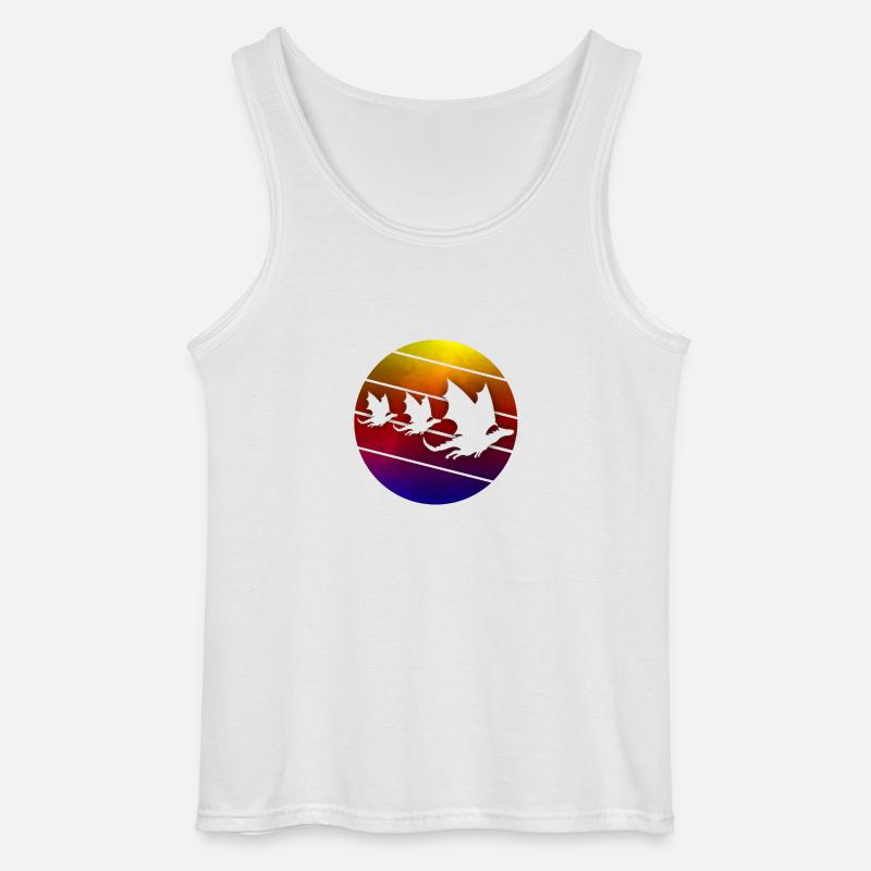 drachen - Gildan Männer Tank Top - Weiß