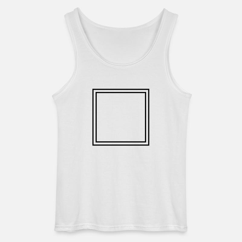 Frame - Gildan Männer Tank Top - Weiß