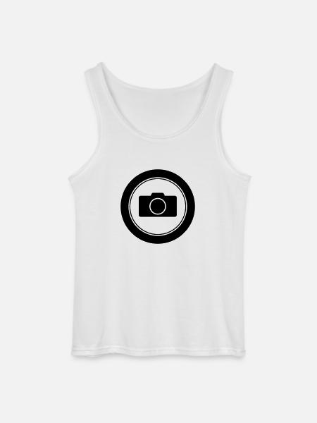 Kamera / / digital kamera / / Kamera / / foto - Gildan tanktop til mænd - hvid