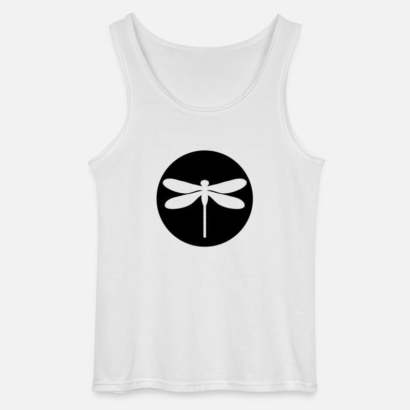 libelle - Gildan Männer Tank Top - Weiß