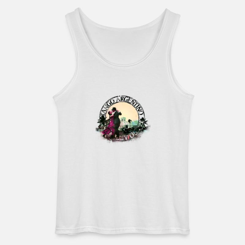 tango - Gildan Männer Tank Top - Weiß