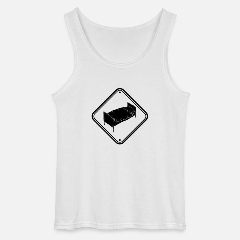 Schlafzimmer Schild Möbel - Gildan Männer Tank Top - Weiß
