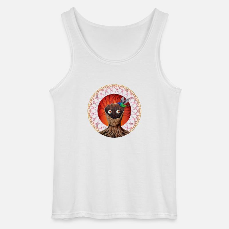 surrealism - Gildan Men’s Tank Top - white