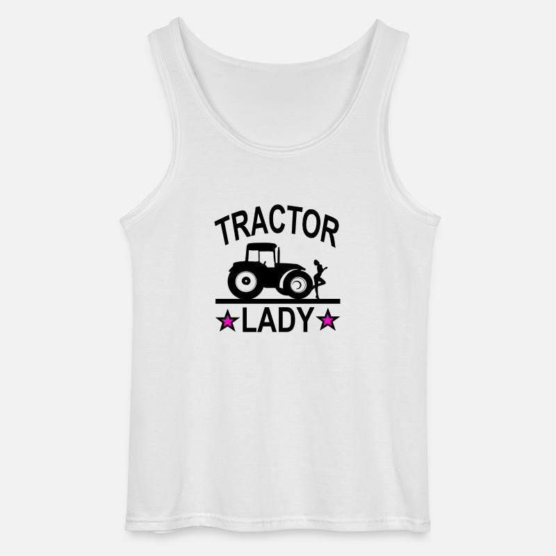 Traktor - Gildan Männer Tank Top - Weiß