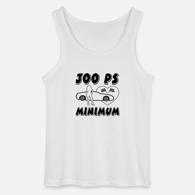 Auto - Gildan Männer Tank Top - Weiß