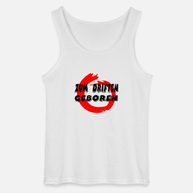 Auto - Gildan Männer Tank Top - Weiß