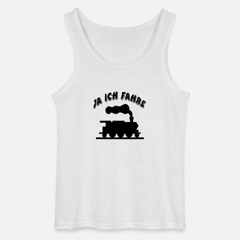 Eisenbahn - Gildan Männer Tank Top - Weiß