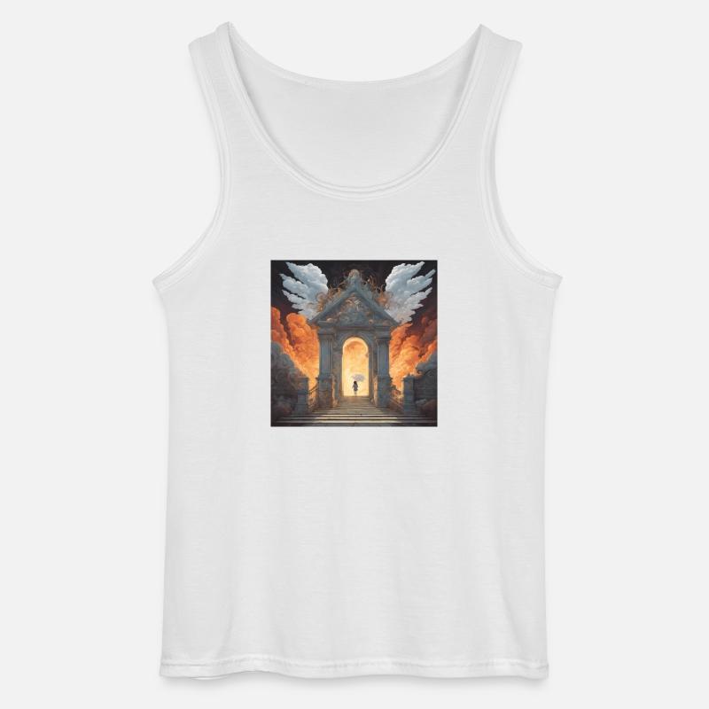 Himmel oder Hölle - Gildan Männer Tank Top - Weiß