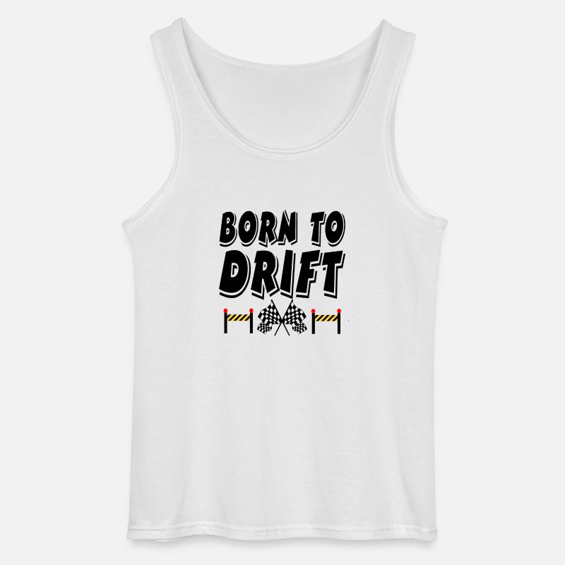 Auto - Gildan Männer Tank Top - Weiß
