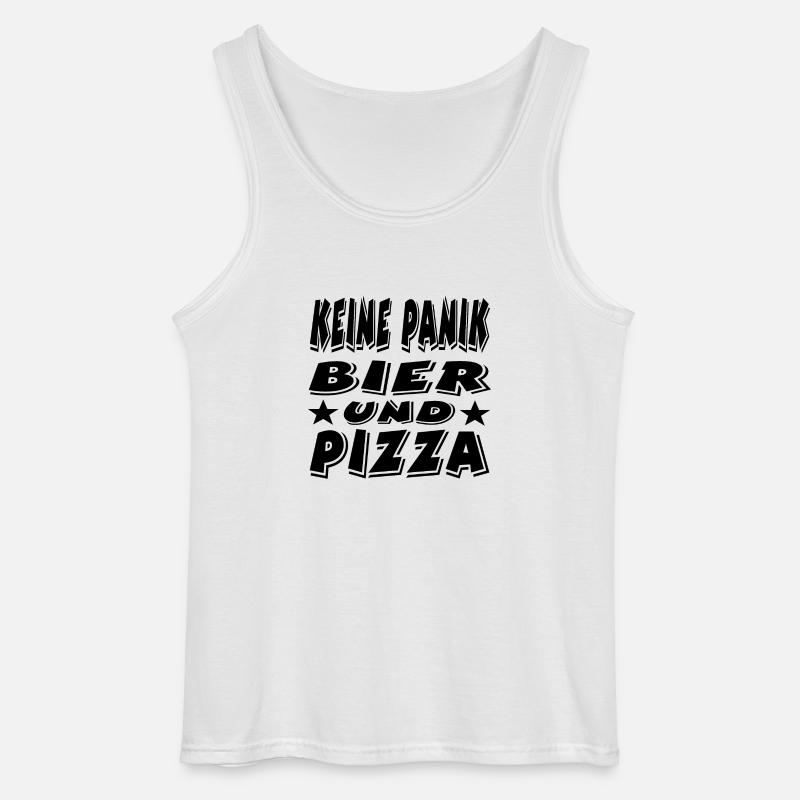 Bier - Gildan Männer Tank Top - Weiß