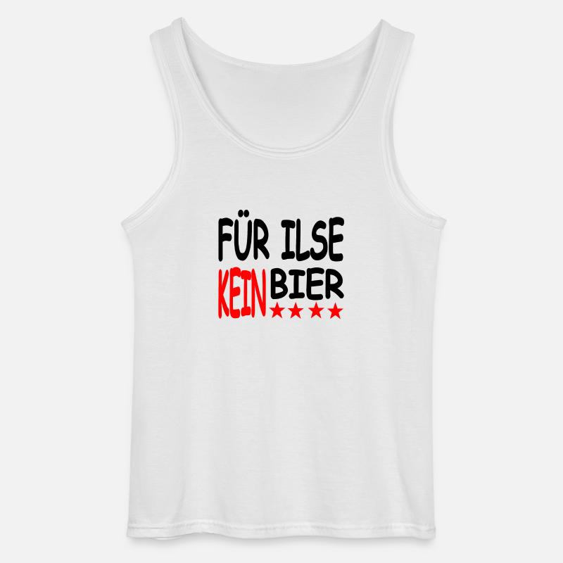 Bier - Gildan Männer Tank Top - Weiß