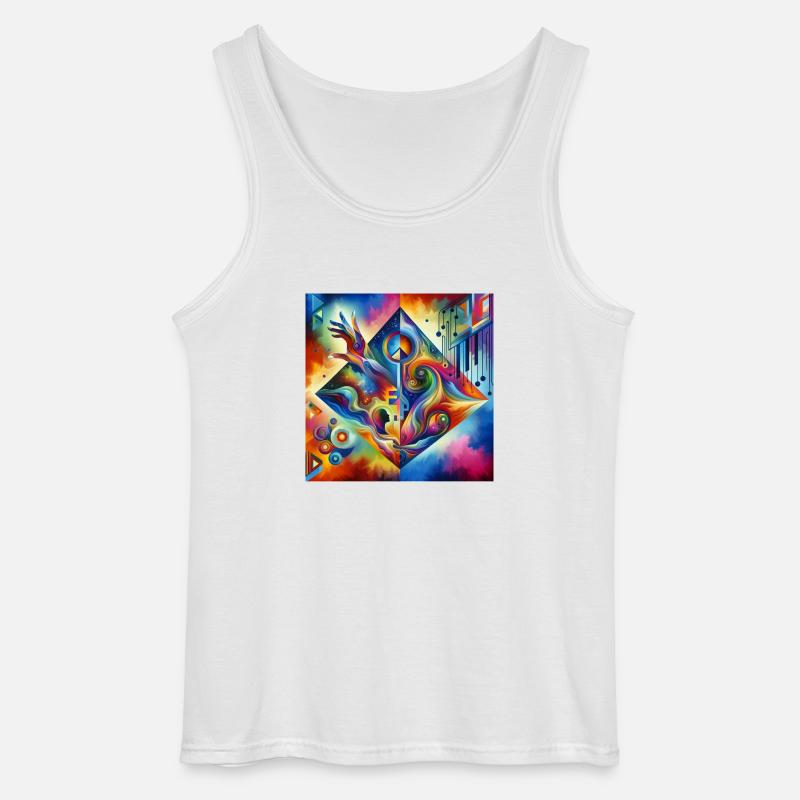 Schlüssel - Gildan Männer Tank Top - Weiß