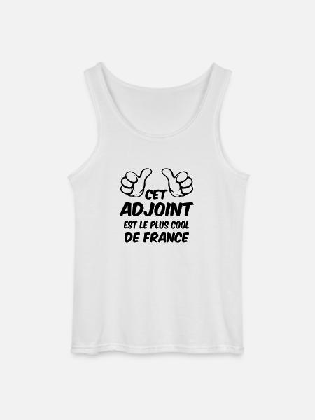 MEILLEUR ADJOINT - Débardeur Gildan Homme - blanc