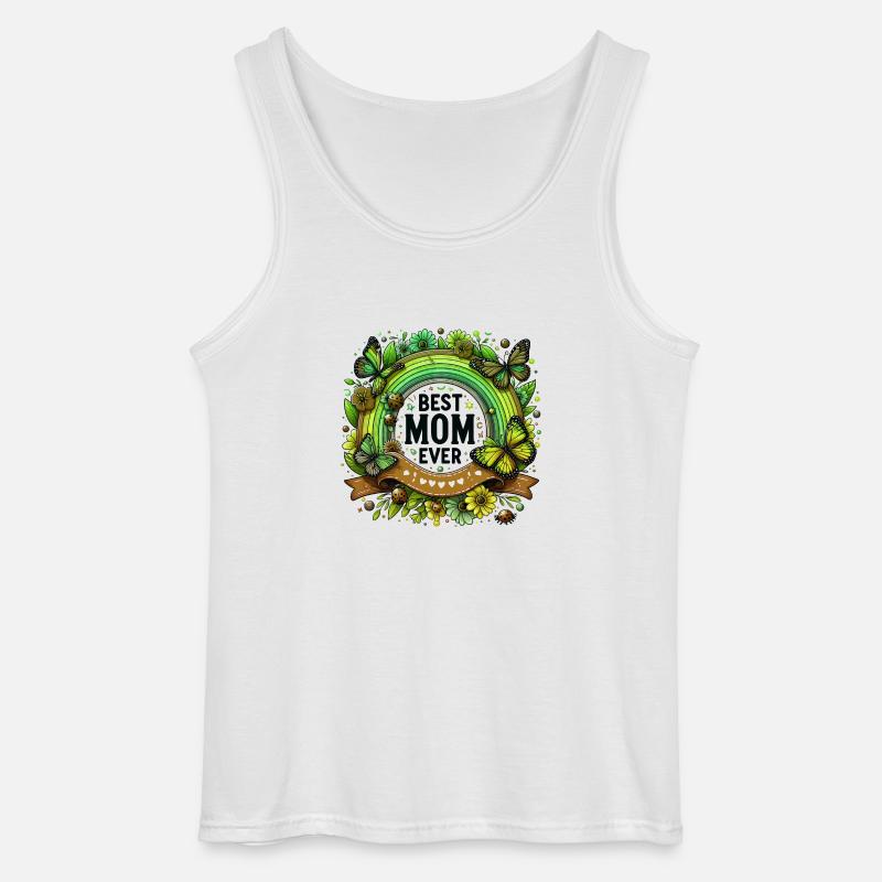 Die beste Mutter der Welt Mutter Mutter Beste Supermutter - Gildan Männer Tank Top - Weiß