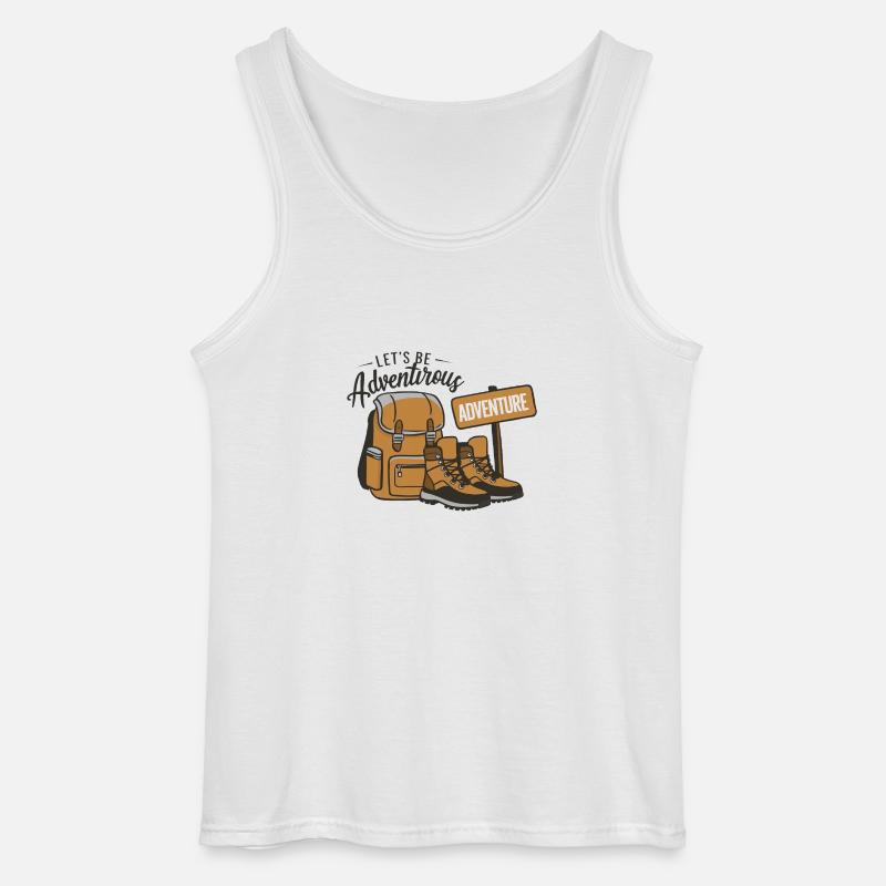 Lass uns abenteuerlich sein. - Gildan Männer Tank Top - Weiß