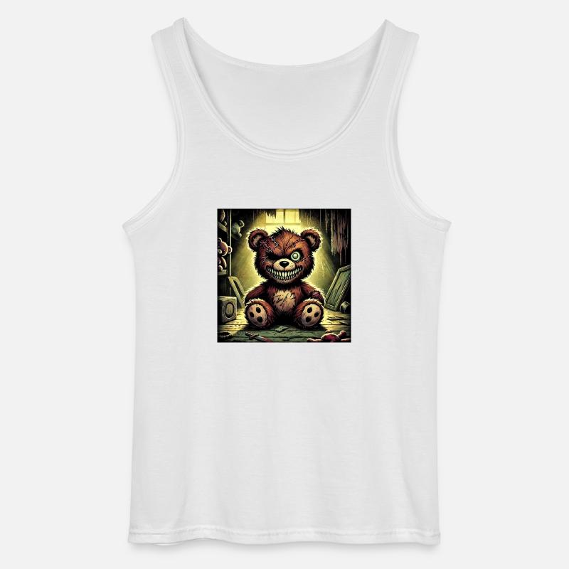 AE7B122C 8612 4CB8 B4D9 80159B4DBCE4 - Gildan Männer Tank Top - Weiß