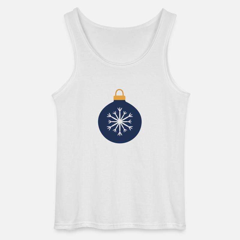 Weihnachtskugel - Gildan Männer Tank Top - Weiß