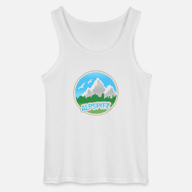 Alpspitz Alpspitz - Gildan Männer Tank Top - Weiß