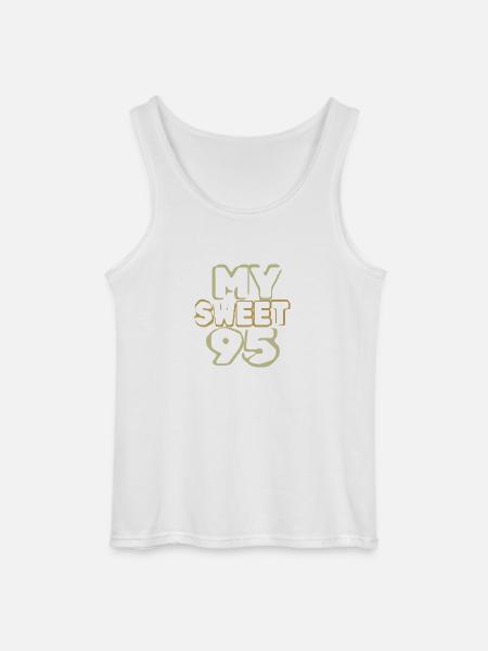 Birthday 95 - Gildan Men’s Tank Top - white